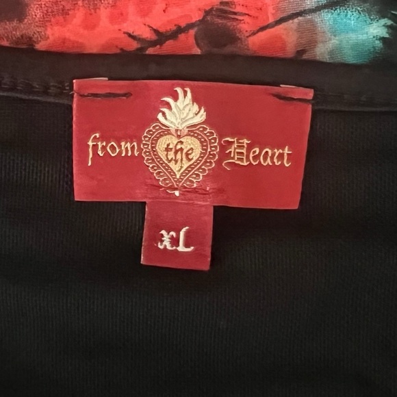 From the Heart tunic blouse size 1x - Picture 6 of 9